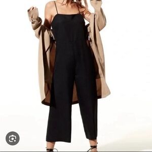 Babaton jumpsuit wide leg crop